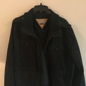 Levis Black Winter Jacket Large